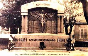 Teniet-El-Haad - Monument aux Morts
